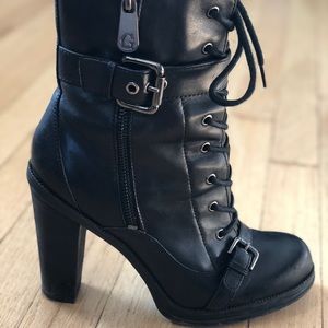 Black Leather booties